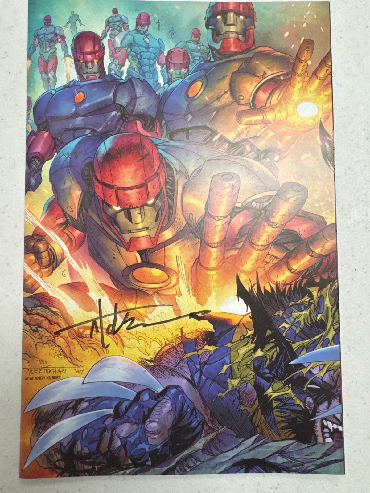 [Signed by Tyler Kirkham] WOLVERINE 41 Kirkham Unknown VIRGIN EXCL - East Coast Comics