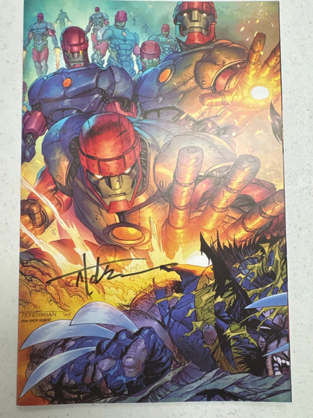 [Signed by Tyler Kirkham] WOLVERINE 41 Kirkham Unknown VIRGIN EXCL - East Coast Comics