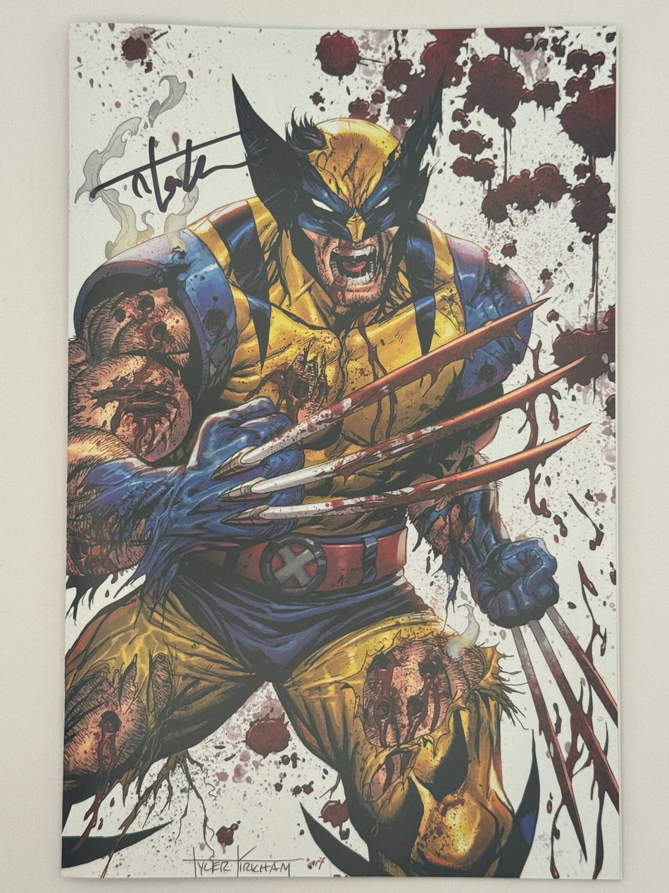 [Signed by Tyler Kirkham] Wolverine Revenge 5 Red Band Unknown Comics Exclusive Tyler Kirkham Virgin Var [Polybagged] Explicit Content [IN STOCK] - East Coast Comics