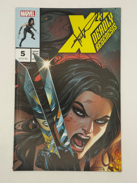 [Signed by Tyler Kirkham] X - 23: DEADLY REGENESIS 5 UNKNOWN COMICS TYLER KIRKHAM EXCLUSIVE VAR - East Coast Comics