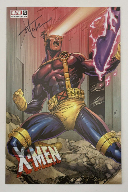 [Signed by Tyler Kirkham] X - MEN 6 Tyler Kirkham Unknown Connecting Cover Excl Var - East Coast Comics