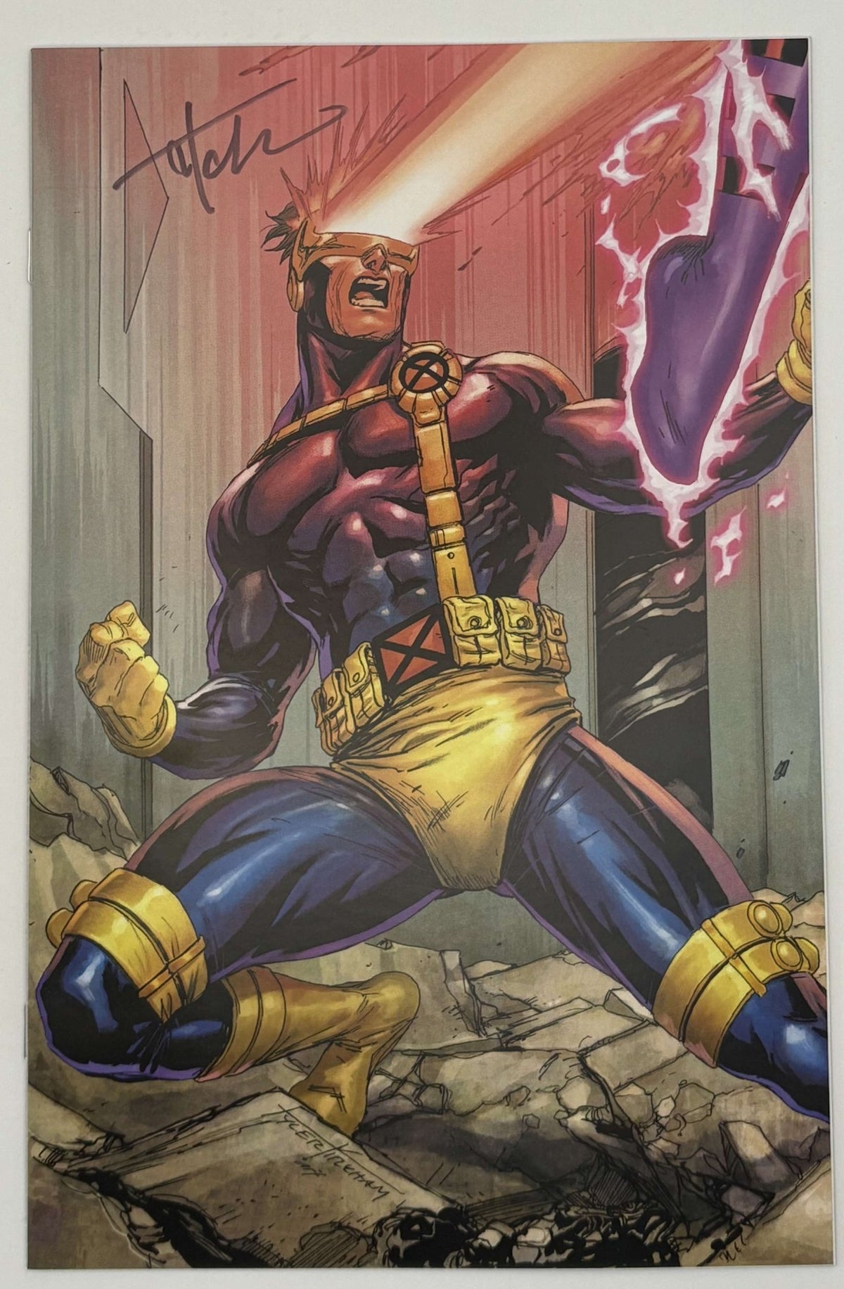 [Signed by Tyler Kirkham] X - MEN 6 Tyler Kirkham | Unknown Connecting Cover Excl Virgin Var - East Coast Comics