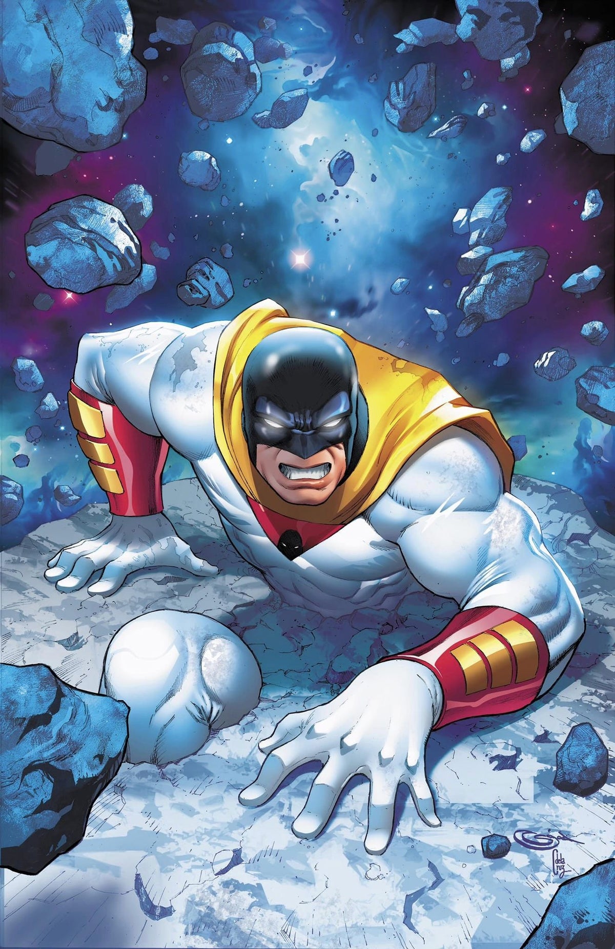 SPACE GHOST 1 BY TYLER KIRKHAM & SAJAD SHAH Black Saber Comics Exclusive - East Coast Comics