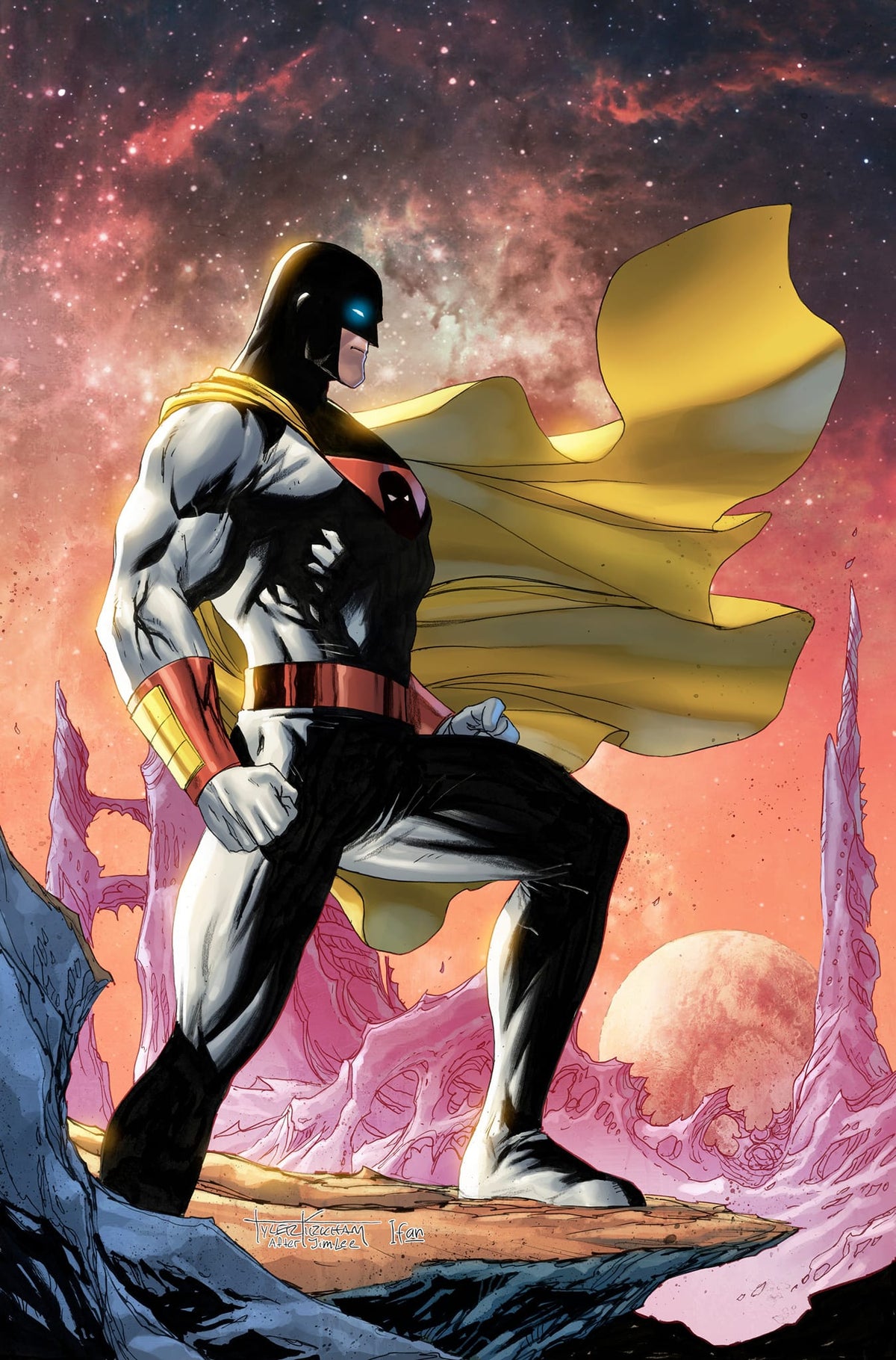 SPACE GHOST 1 BY TYLER KIRKHAM & SAJAD SHAH Black Saber Comics Exclusive - East Coast Comics