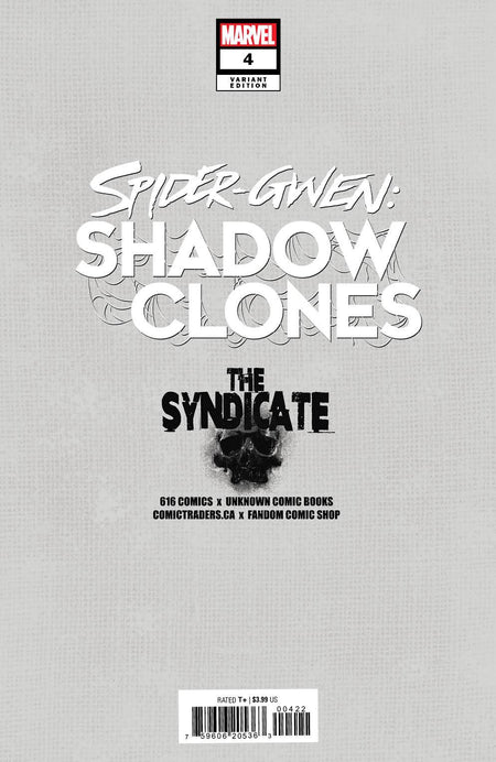 Spider - Gwen: Shadow Clones 4 Kendrick Lim (616) Exclusive Virgin Var (06/28/2023) - East Coast Comics