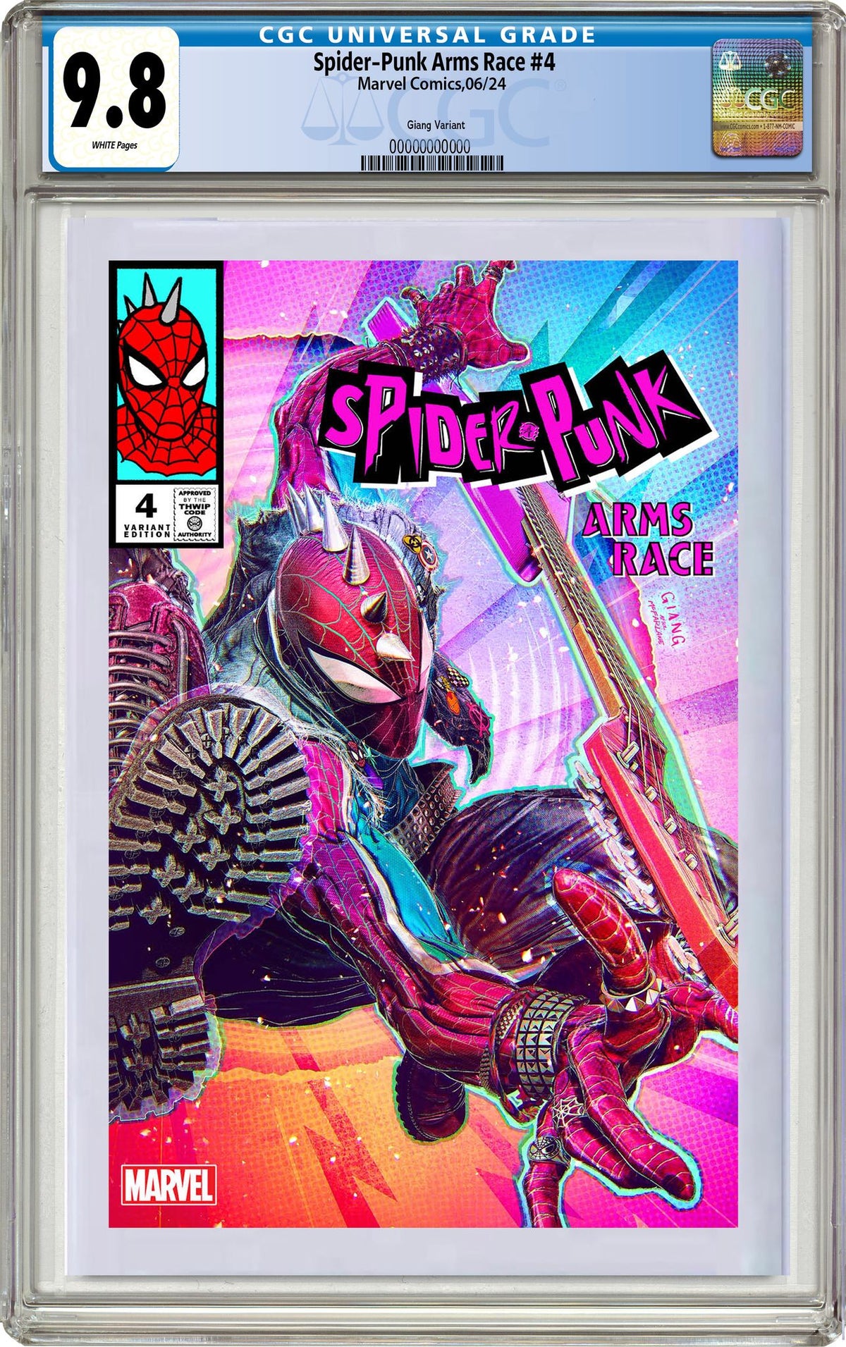 Spider - Punk: Arms Race 4 | John Giang Exclusive Variant - East Coast Comics