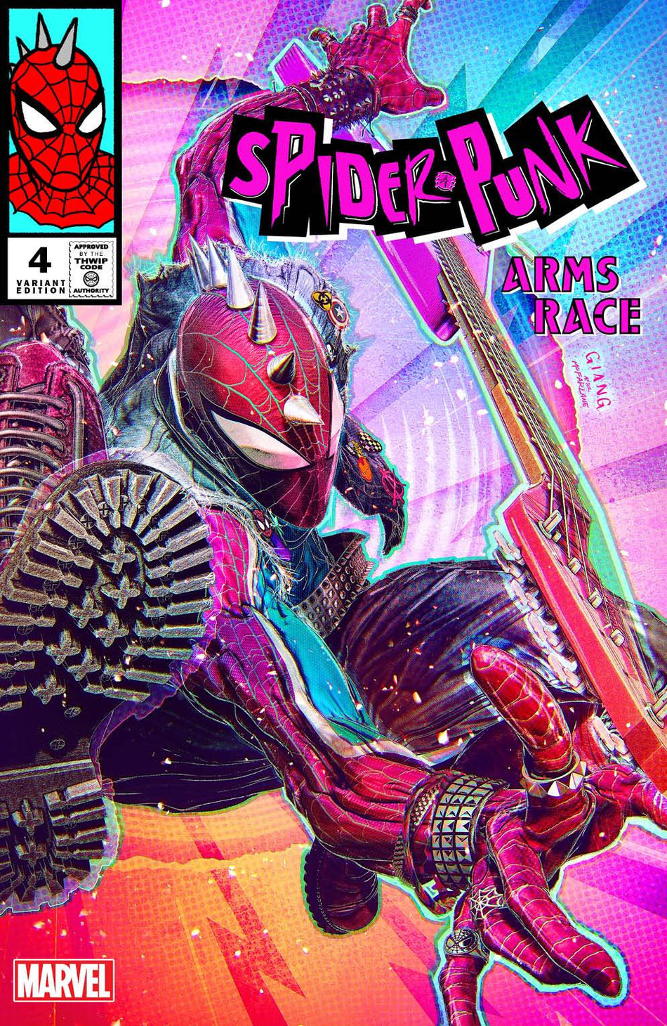 Spider - Punk: Arms Race 4 | John Giang Exclusive Variant - East Coast Comics