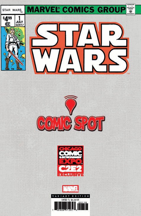 Star Wars 1 Facsimile Comics Spot Tyler Kirkham C2E2 2025 Exclusive Var (04/09/2025) - East Coast Comics