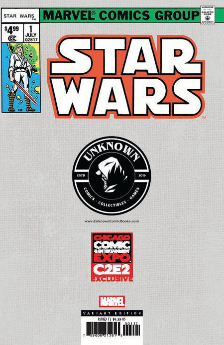 Star Wars 1 Facsimile Unknown Comics David Nakayama C2E2 2025 | Star Wars Celebration 2025 Exclusive Var (04/09/2025) - East Coast Comics