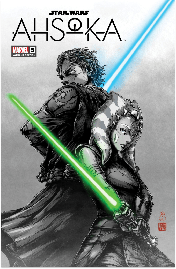 STAR WARS AHSOKA 5 | TAKASHI OKAZAKI LIMITED EDITION - East Coast Comics