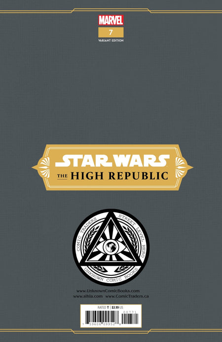 Star Wars High Republic 8 Unknown Comics Marco Turini Exclusive Virgin Var (08/11/2021) - East Coast Comics