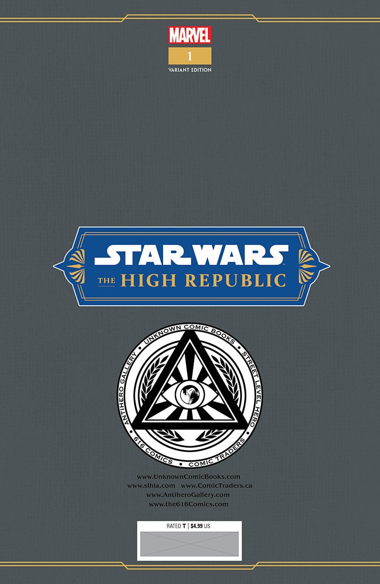 STAR WARS: THE HIGH REPUBLIC 1 UNKNOWN COMICS TYLER KIRKHAM EXCLUSIVE VAR (10/12/2022) - East Coast Comics