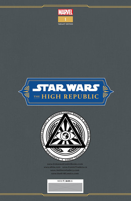 STAR WARS: THE HIGH REPUBLIC 1 UNKNOWN COMICS TYLER KIRKHAM EXCLUSIVE VIRGIN VAR (10/12/2022) - East Coast Comics