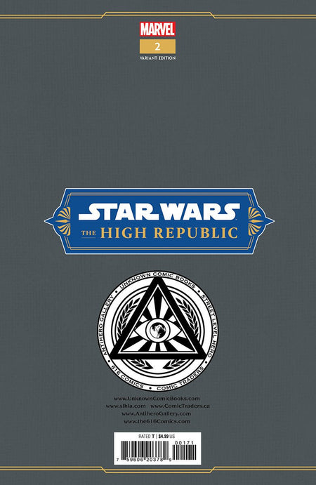 STAR WARS: THE HIGH REPUBLIC 2 UNKNOWN COMICS TYLER KIRKHAM EXCLUSIVE VAR (11/09/2022) - East Coast Comics