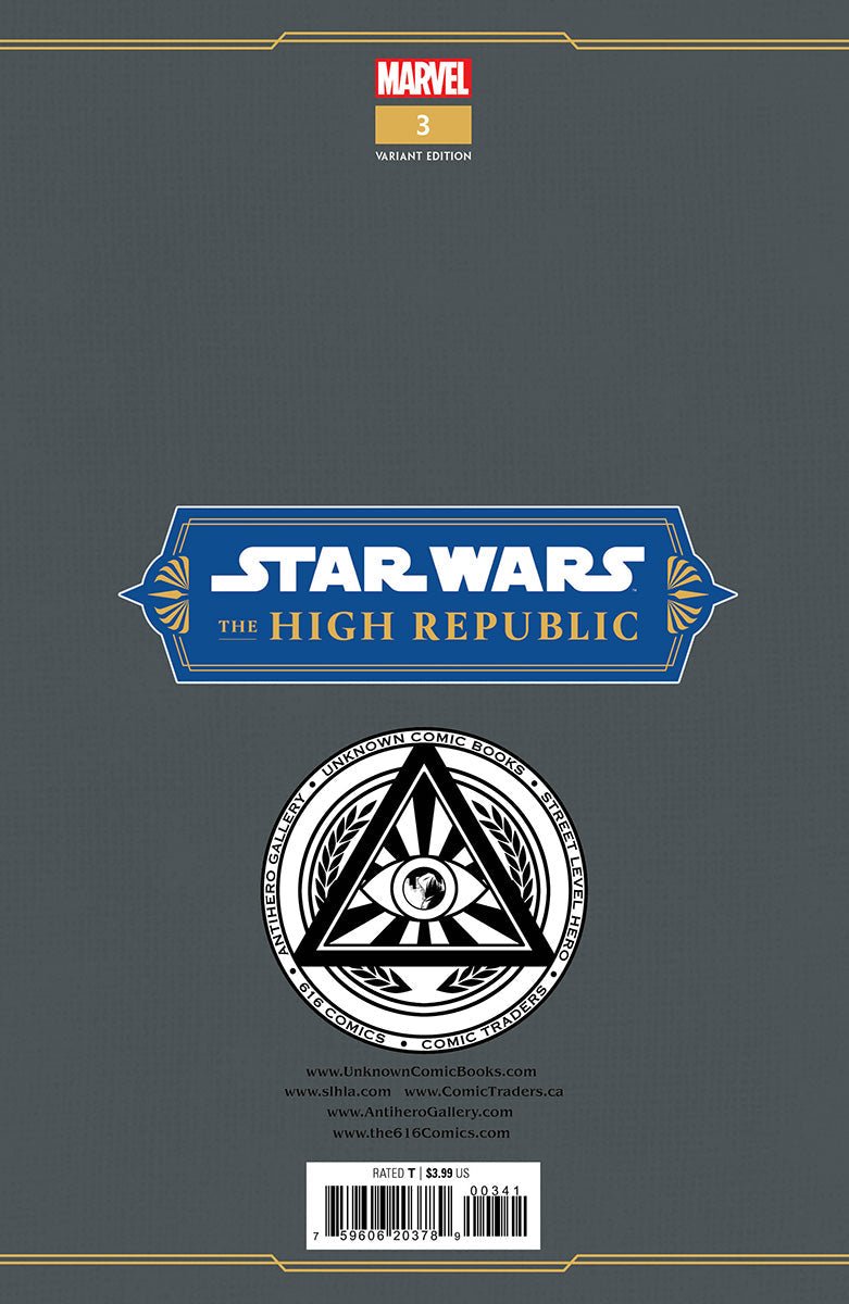 STAR WARS: THE HIGH REPUBLIC 3 UNKNOWN COMICS TYLER KIRKHAM EXCLUSIVE VAR (12/28/2022) - East Coast Comics