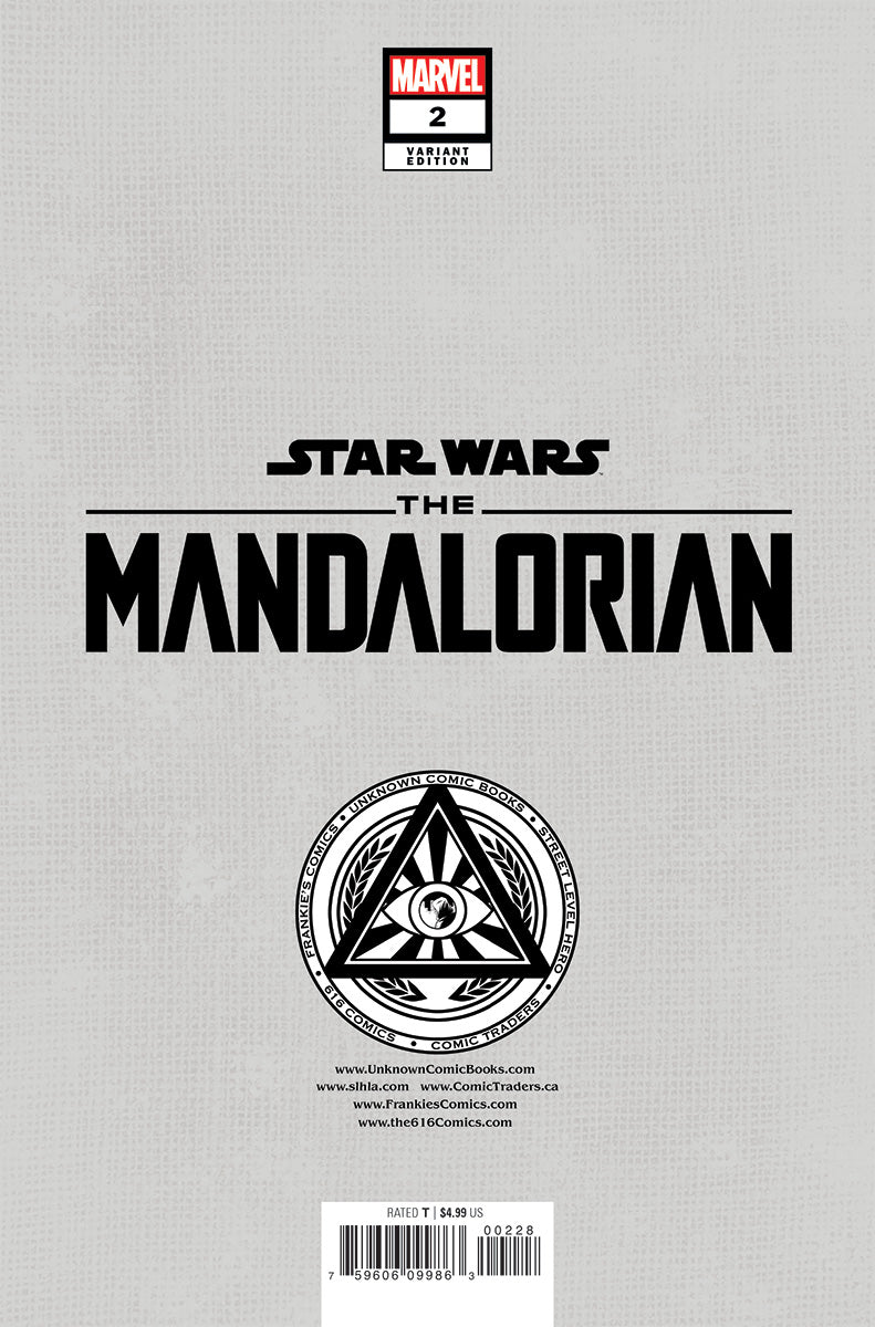 Star Wars: The Mandalorian 2 Unknown Comics Todd Nauck Virgin Exclusive Var (08/17/2022) - East Coast Comics