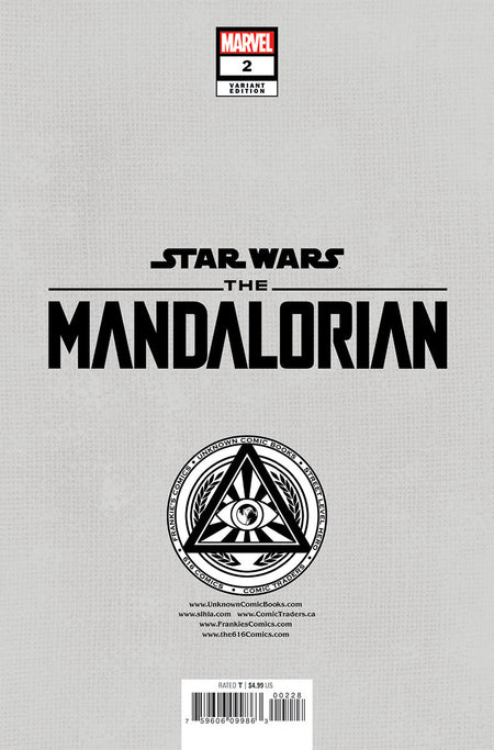 Star Wars: The Mandalorian 2 Unknown Comics Todd Nauck Virgin Exclusive Var (08/17/2022) - East Coast Comics