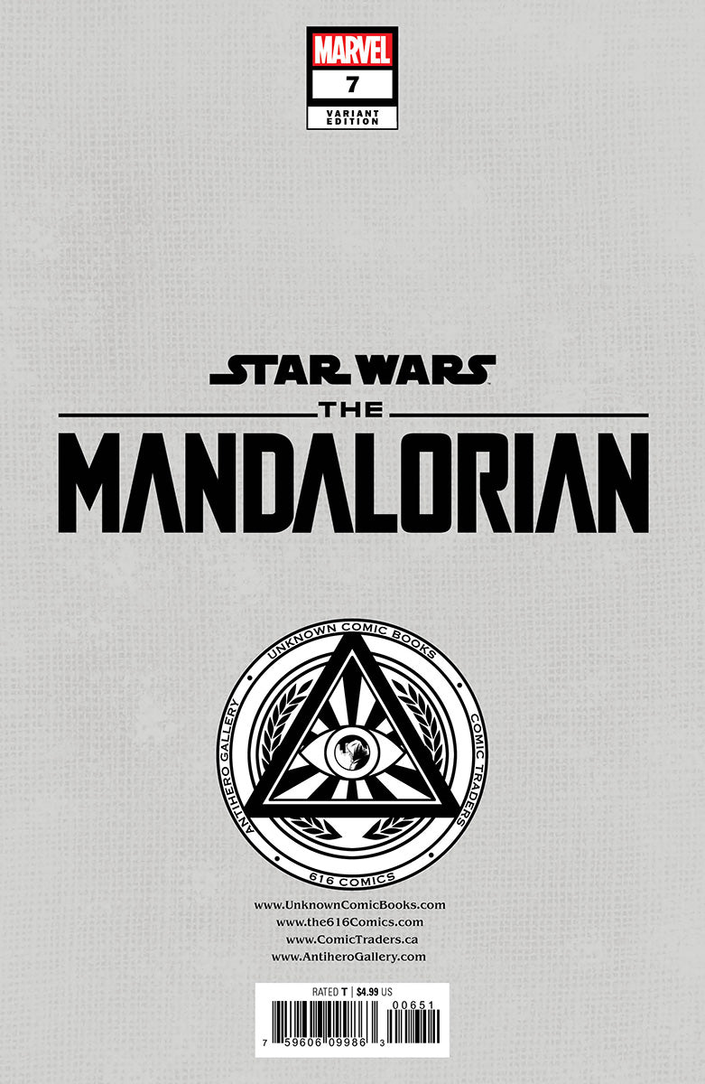 Star Wars: The Mandalorian 7 Unknown Comics Kaare Andrews Exclusive Virgin Var (01/11/2023) - East Coast Comics