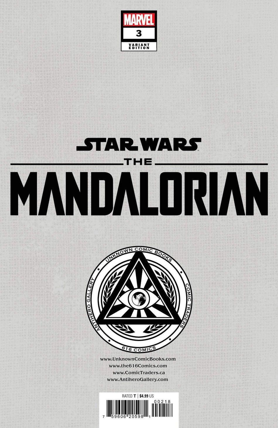 Star Wars: The Mandalorian Season 2 3 Unknown Comics Mico Suayan Exclusive Virgin Var (08/30/2023) - East Coast Comics