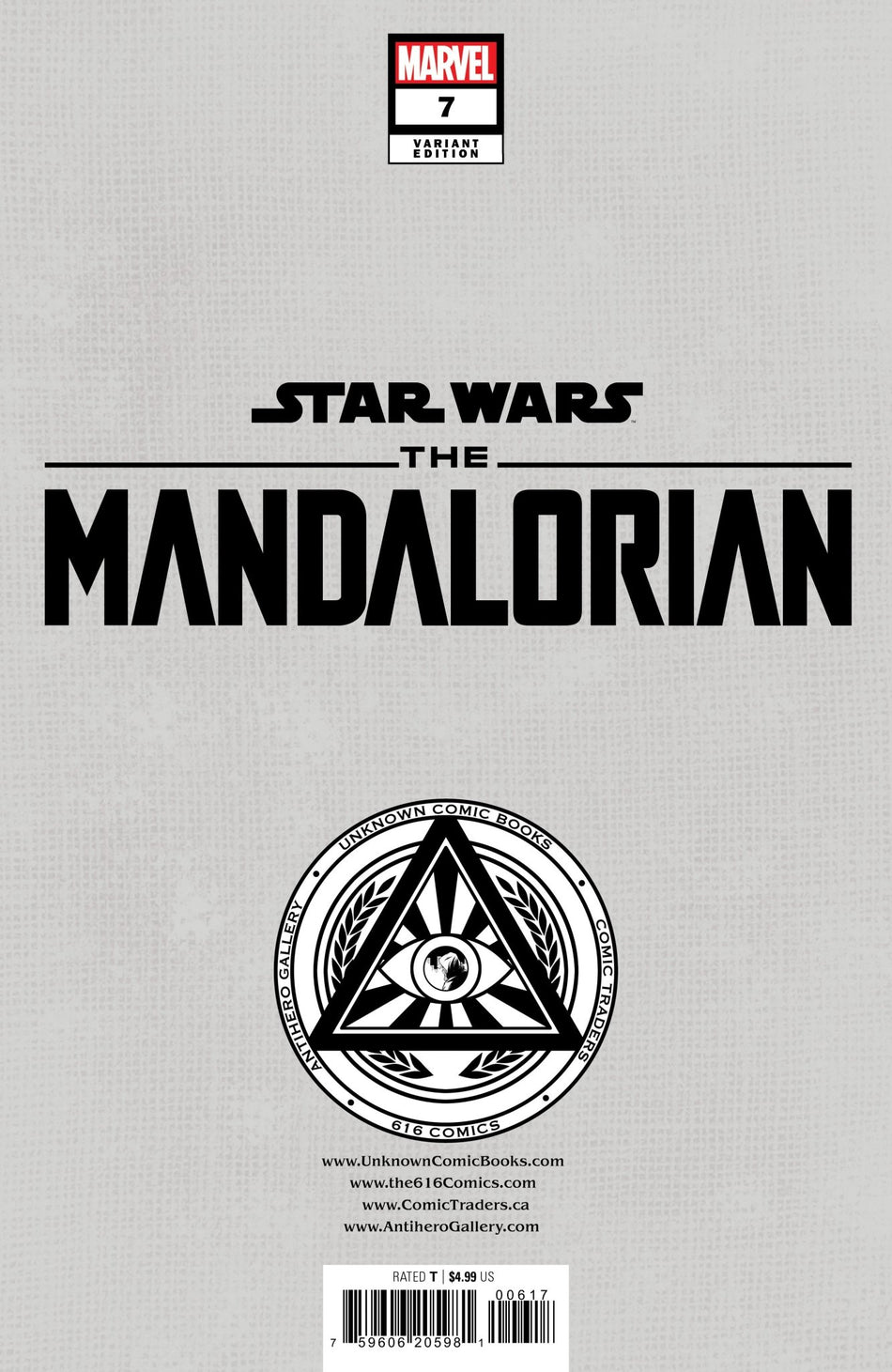 Star Wars: The Mandalorian Season 2 7 Unknown Comics Mico Suayan Exclusive Virgin Var (12/27/2023) - East Coast Comics