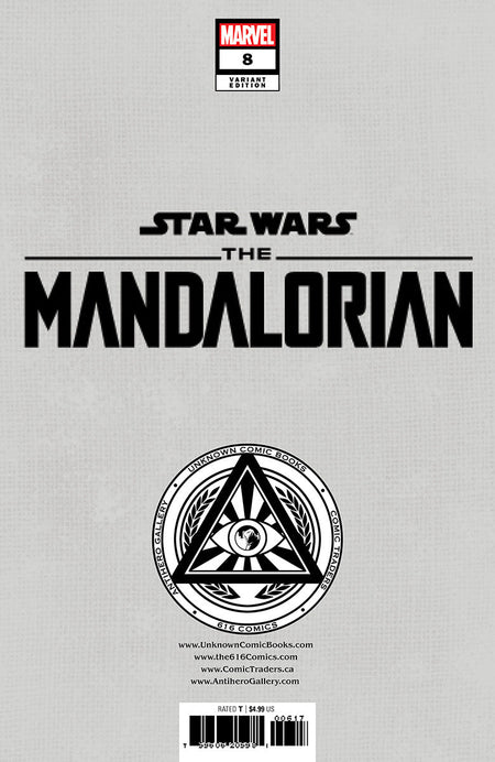 Star Wars: The Mandalorian Season 2 8 Unknown Comics David Nakayama Exclusive Virgin Var (01/10/2024) - East Coast Comics