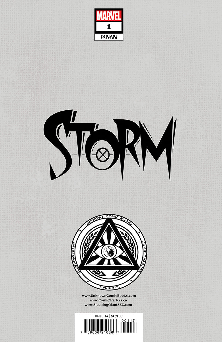 Storm 1 Unknown Comics Exclusive David Nakayama Virgin Var (10/02/2024) - East Coast Comics