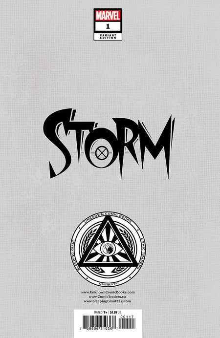 Storm 1 Unknown Comics Exclusive David Nakayama Virgin Var (10/02/2024) - East Coast Comics