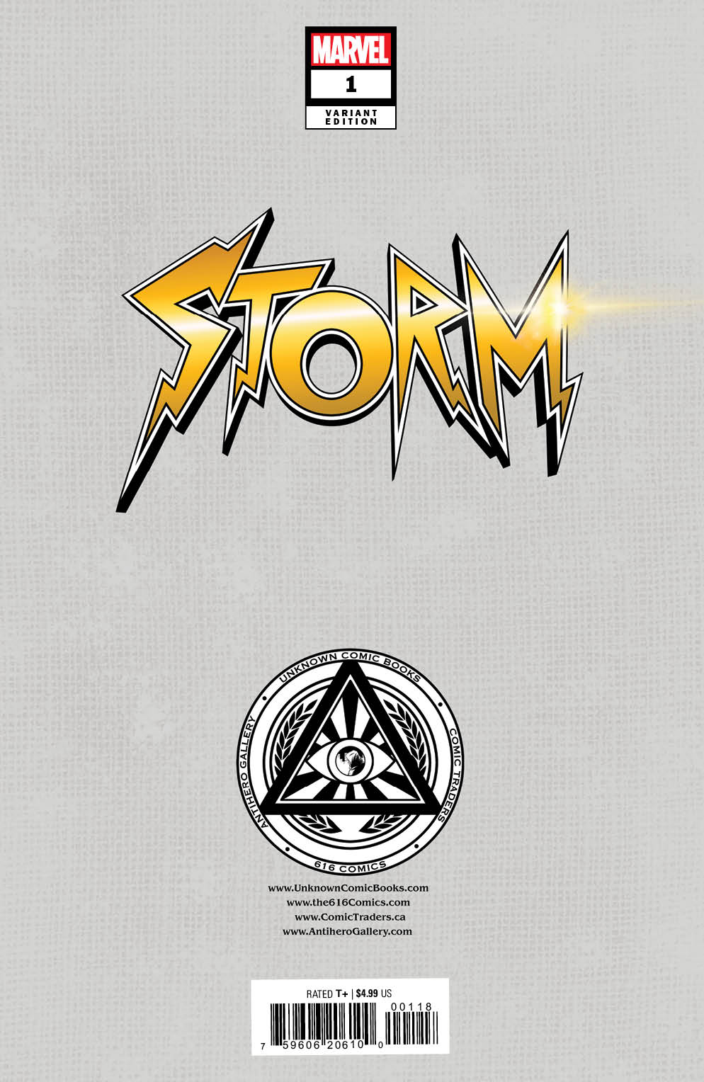 Storm 1 Unknown Comics Sabine Rich Exclusive Virgin Var (05/24/2023) - East Coast Comics