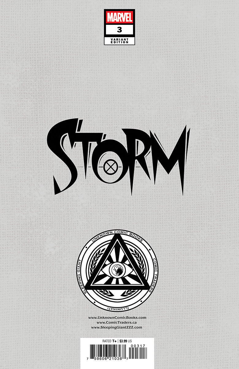 Storm 3 Unknown Comics Mateus Manhanini Exclusive Virgin Var (12/11/2024) - East Coast Comics