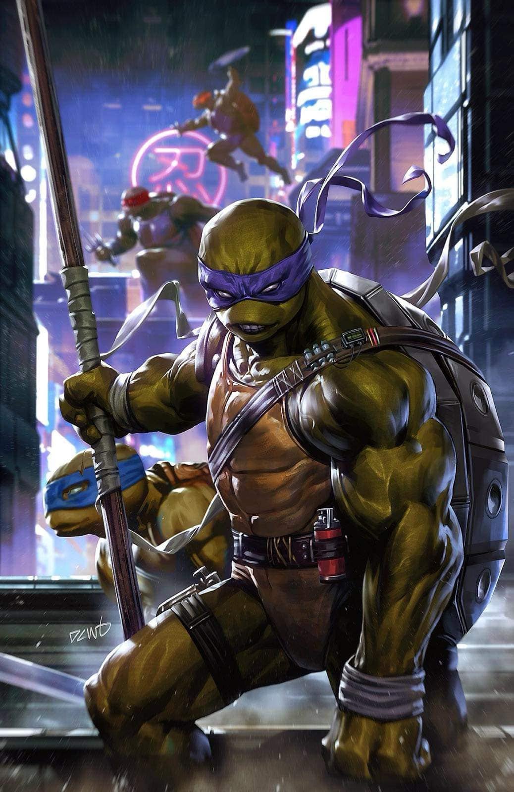 Teenage Mutant Ninja Turtles 4 Derrick Chew Virgin Cover - Afshari Comics Exclusive - East Coast Comics
