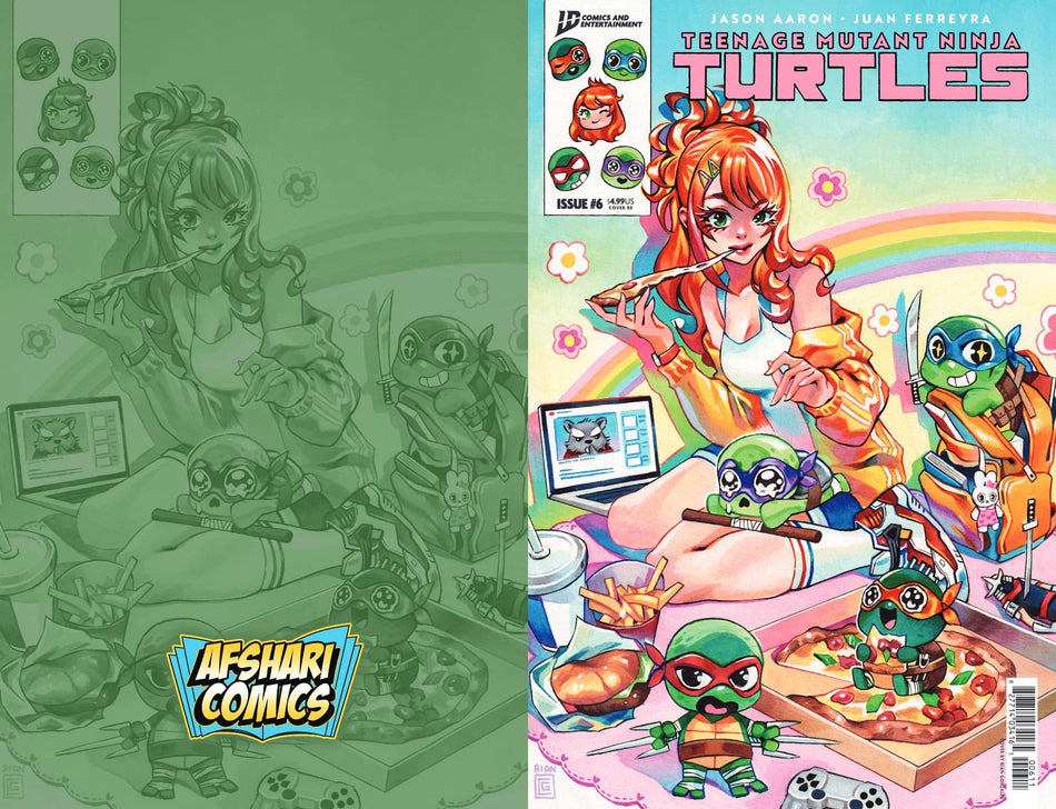 Teenage Mutant Ninja Turtles 6 Afshari Comics Exclusive - East Coast Comics