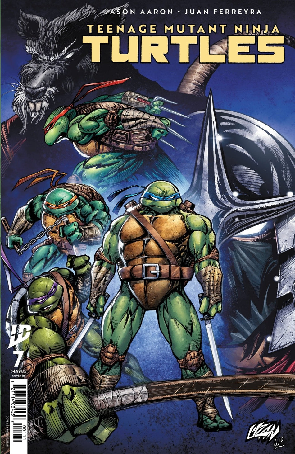 Teenage Mutant Ninja Turtles 7 East Coast Comics Exclusive Franck Uzan Variant - East Coast Comics
