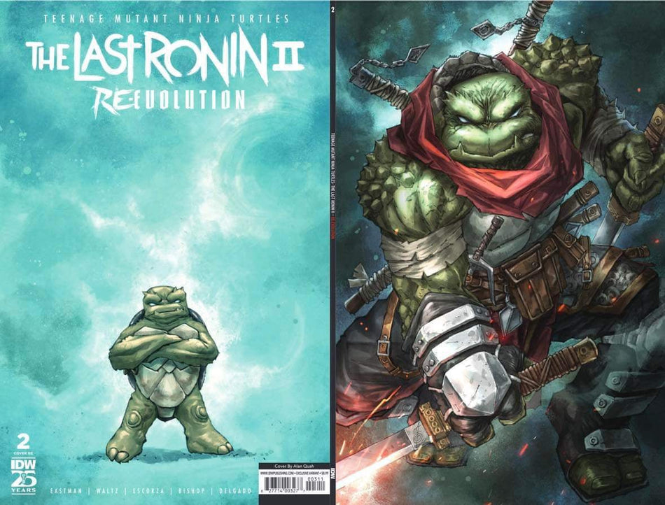 Teenage Mutant Ninja Turtles: The Last Ronin II - Re - Evolution 2 BY ALAN QUAH ltd 500 Black Saber Comics - East Coast Comics