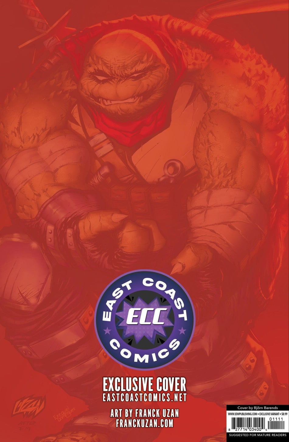 Teenage Mutant Ninja Turtles: The Last Ronin II - Re - Evolution 5 East Coast Comics Exclusive Franck Uzan Variant - East Coast Comics