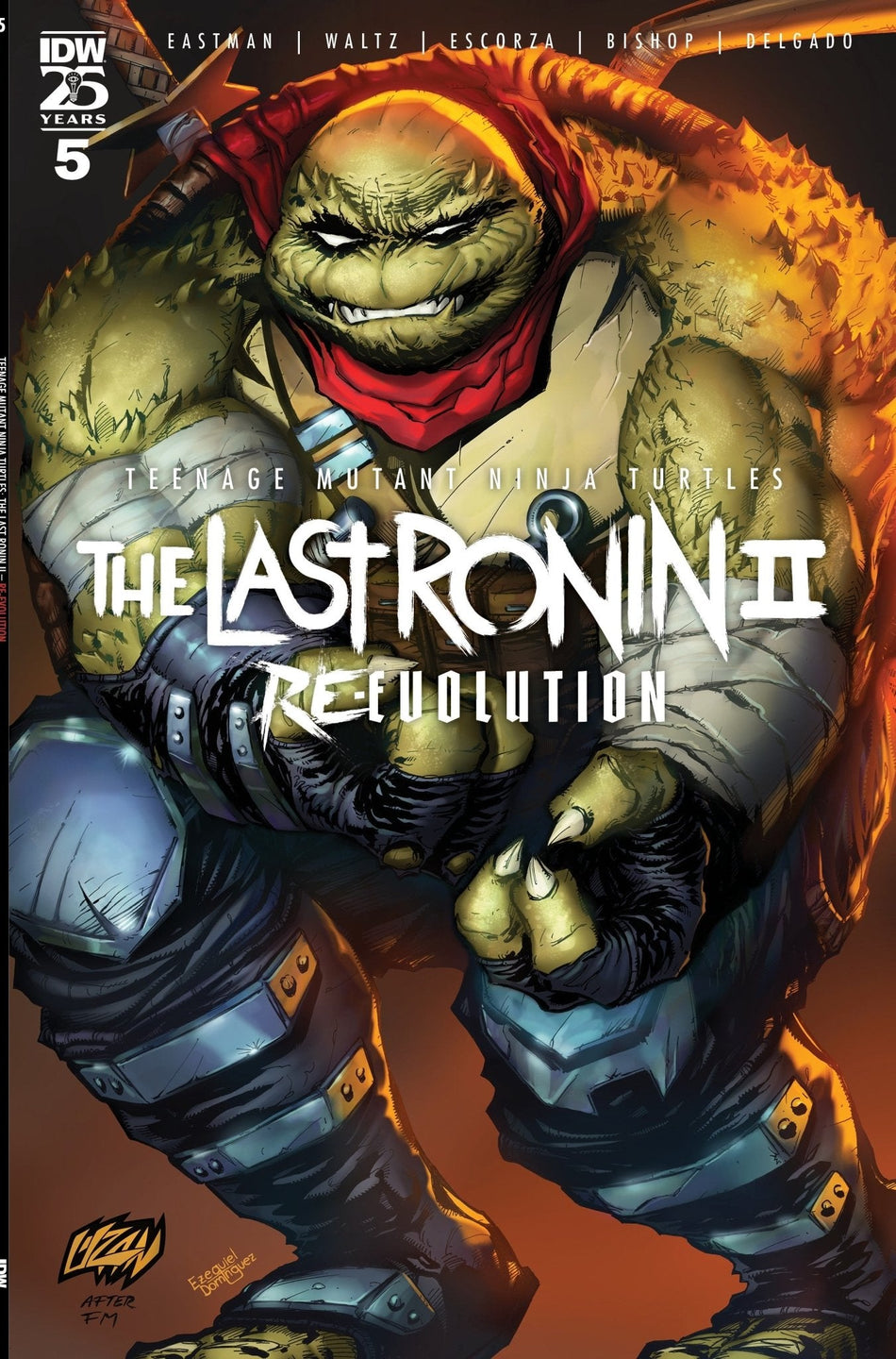 Teenage Mutant Ninja Turtles: The Last Ronin II - Re - Evolution 5 East Coast Comics Exclusive Franck Uzan Variant - East Coast Comics