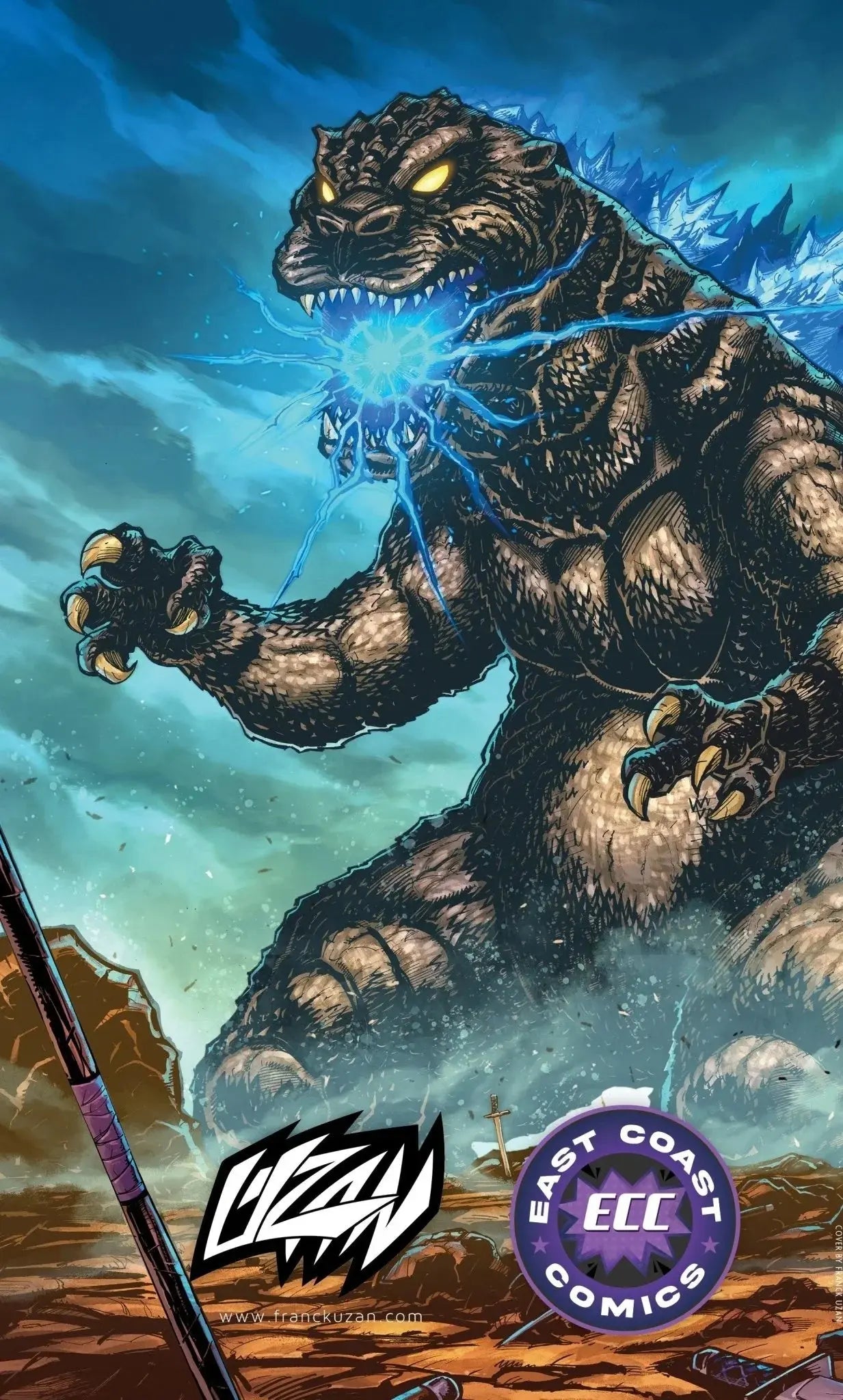 Teenage Mutant Ninja Turtles x Godzilla Comic Book - Variant