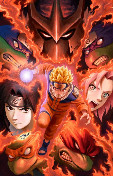 Teenage Mutant Ninja Turtles x Naruto #4 - ECC NRG Variant - East