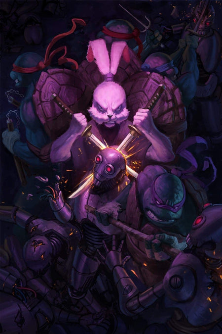 Teenage Mutant Ninja Turtles/Usagi Yojimbo: WhereWhen 1 Aaron Bartling LTD 800 Black Saber Comics Exclusive - East Coast Comics