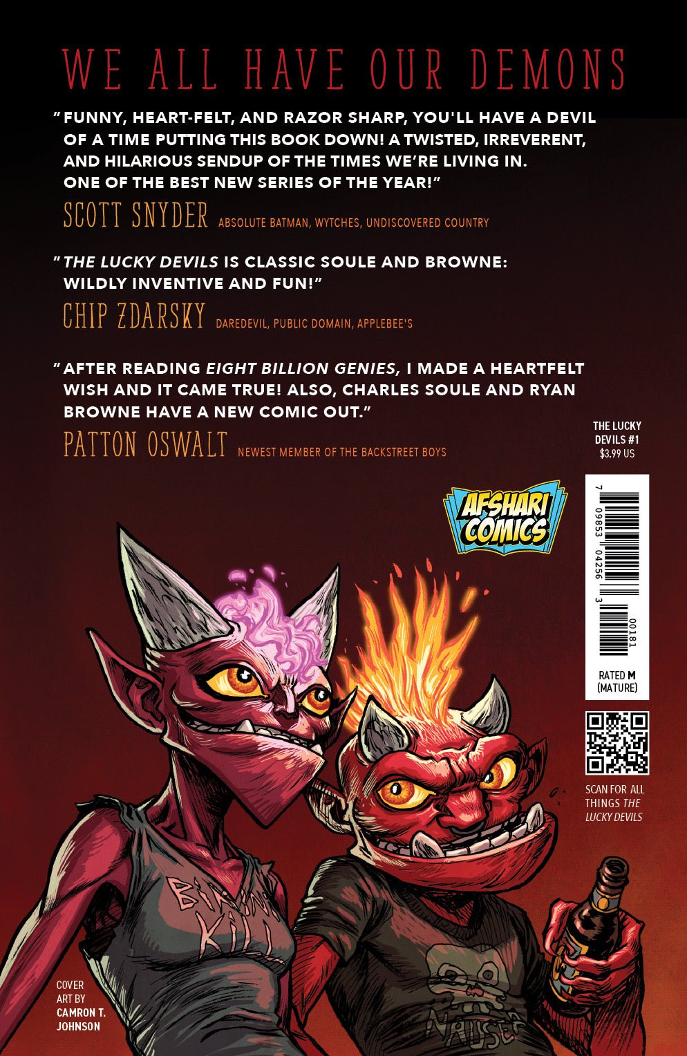 The Lucky Devils 1 Afshari Comics Exclusive - East Coast Comics
