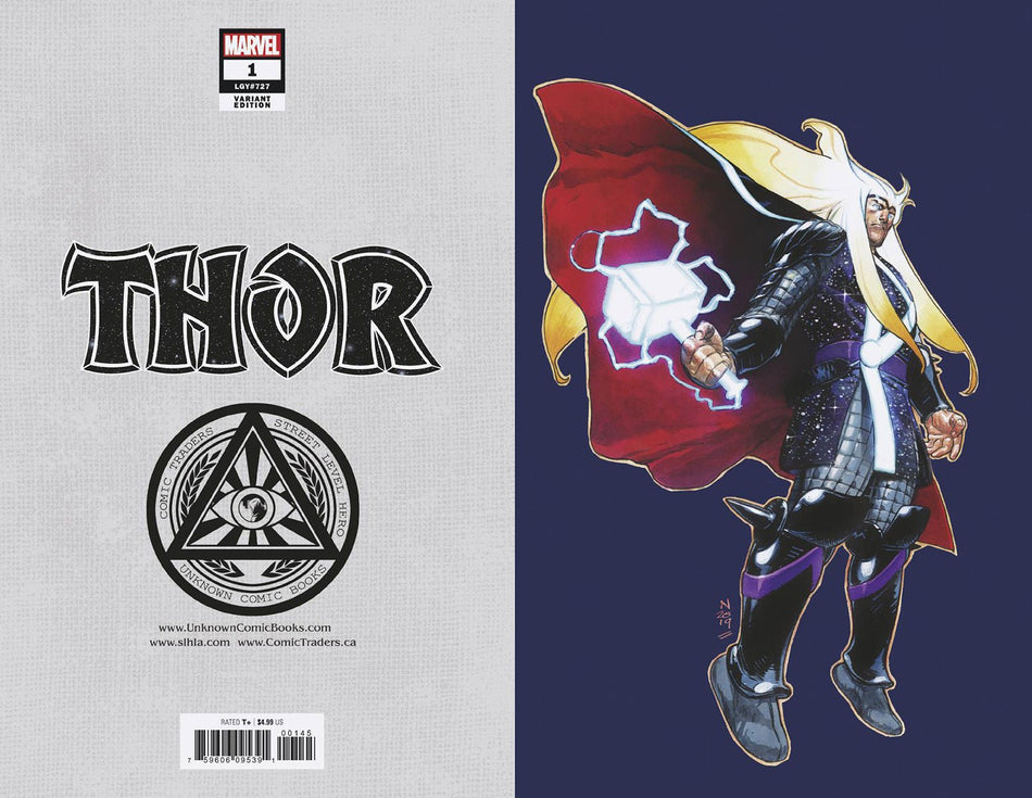 THOR 1 UNKNOWN COMICS EXCLUSIVE 3RD PTG VIRGIN VAR (09/09/2020) - East Coast Comics