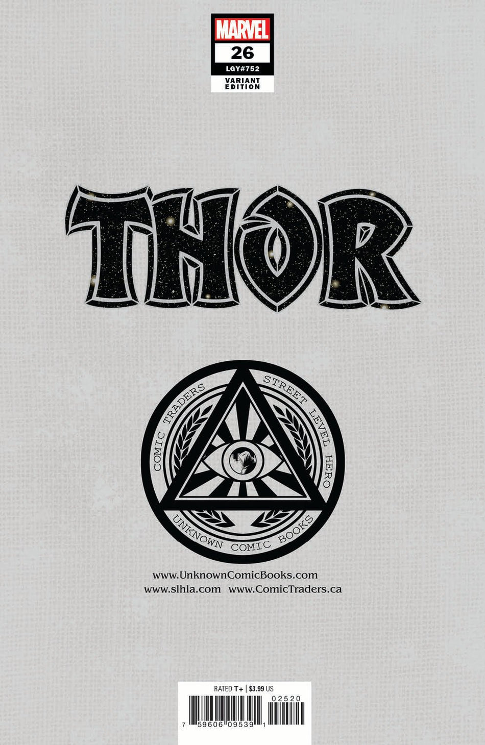 THOR 26 UNKNOWN COMICS TYLER KIRKHAM EXCLUSIVE VIRGIN VAR (06/08/2022) - East Coast Comics