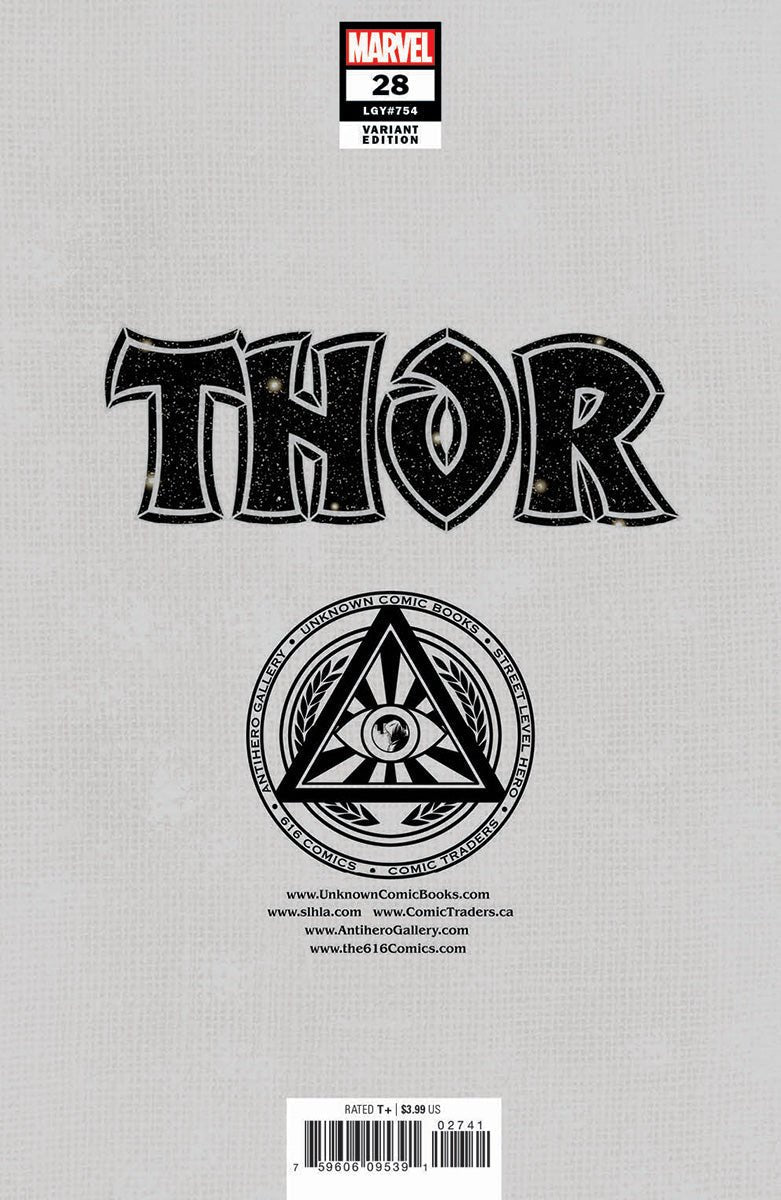 Thor 28 Unknown Comics Ivan Tao Exclusive Virgin Var (10/19/2022) - East Coast Comics