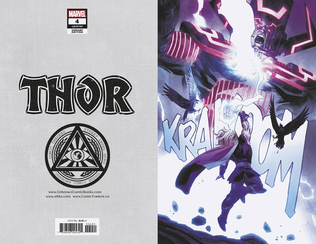 THOR 4 UNKNOWN COMICS EXCLUSIVE 3RD PTG KLEIN VIRGIN VAR (09/09/2020) - East Coast Comics