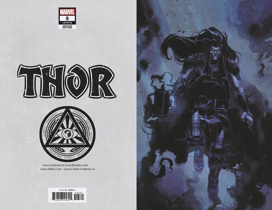 THOR 5 UNKNOWN COMICS EXCLUSIVE 3RD PTG KLEIN VIRGIN VAR (09/02/2020) - East Coast Comics