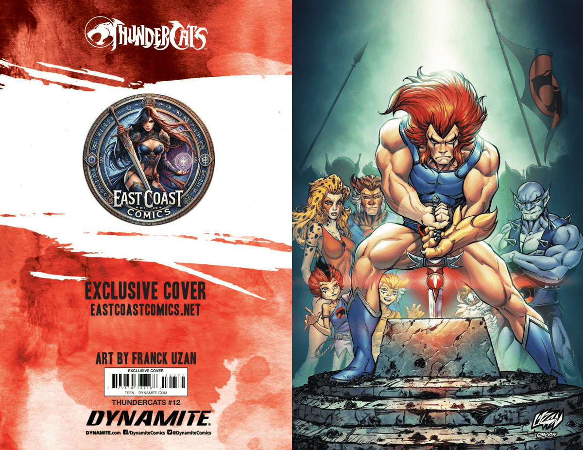ThunderCats 12 East Coast Comics Franck Uzan Exclusive - Virgin - East Coast Comics