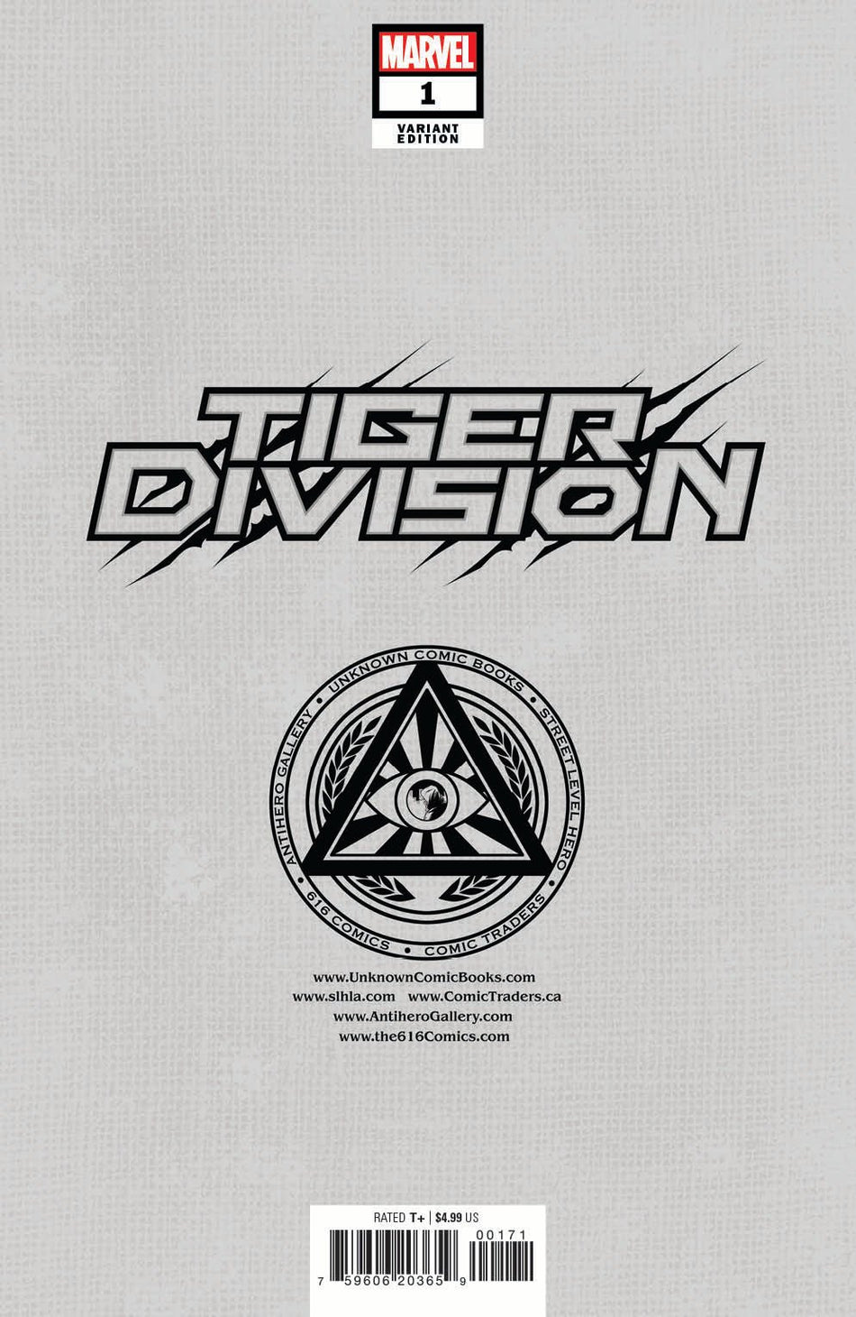 Tiger Division 1 Unknown Comics Lobos Exclusive Virgin Var (11/02/2022) - East Coast Comics