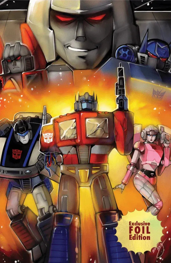 Transformers #24 FOIL- ECC Exclusive Sukesha Ray Virgin East Coast Comics