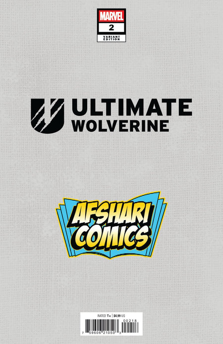Ultimate Wolverine 2 Afshari Comics Exclusive Chrissie Zullo Variant - East Coast Comics
