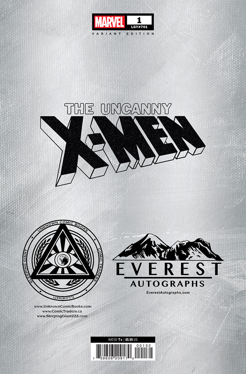 Uncanny X - Men 1 Unknown Comics Marvel Studios Exclusive Var (08/07/2024) - East Coast Comics