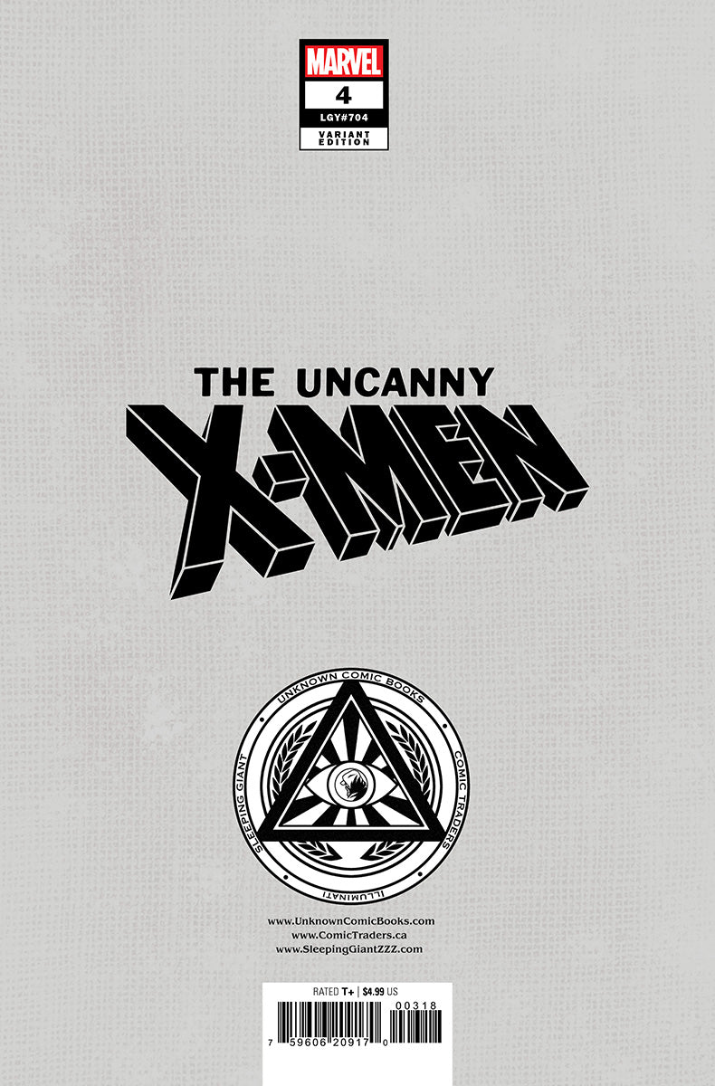 Uncanny X - Men 4 Unknown Comics Tyler Kirkham Connecting Cover Exclusive Virgin Var (10/16/2024) - East Coast Comics
